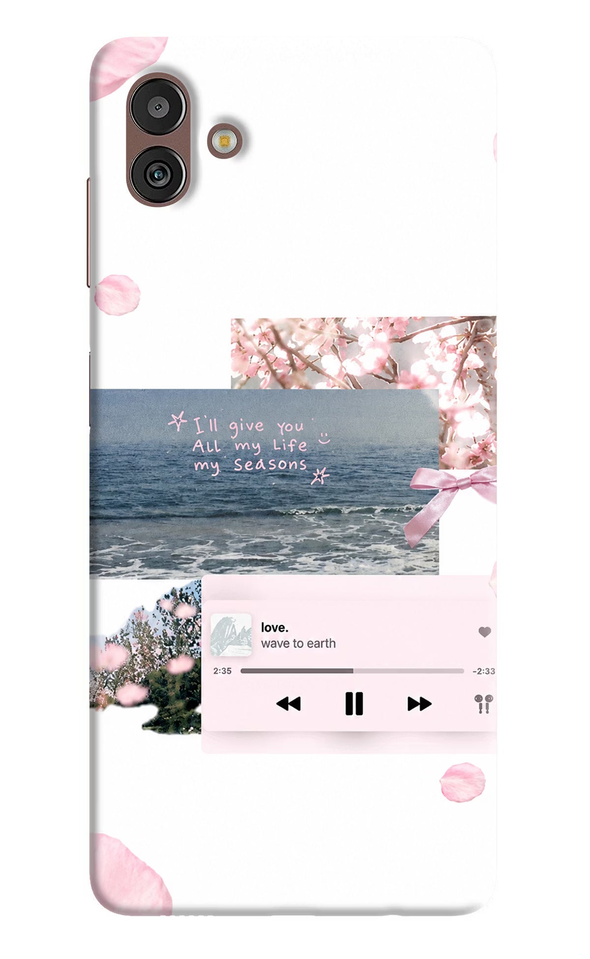 Wave to earth Samsung M13 5G Back Cover