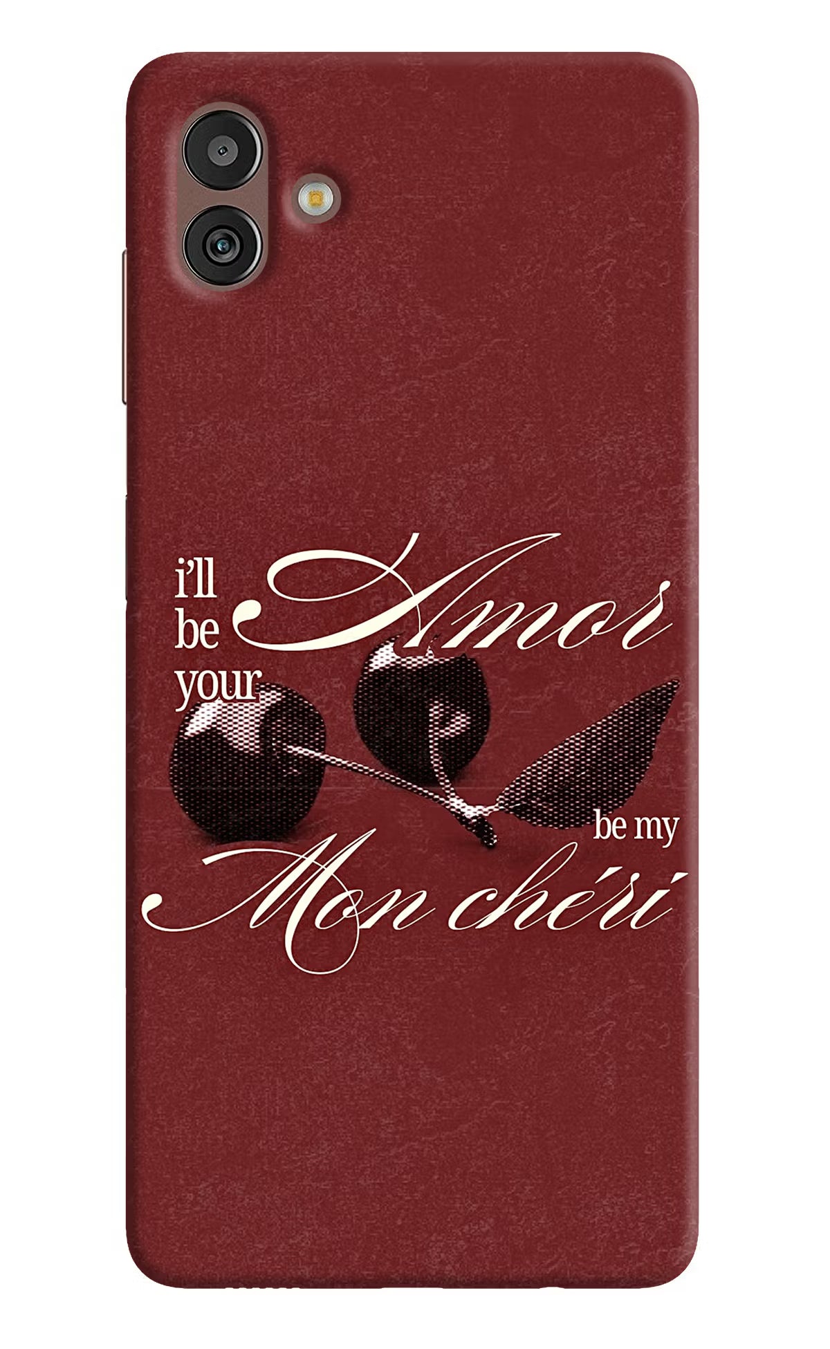 Velvet Cherry Samsung M13 5G Back Cover
