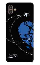 Love Orbit Samsung M13 5G Hard Case Back Cover by Casekaro