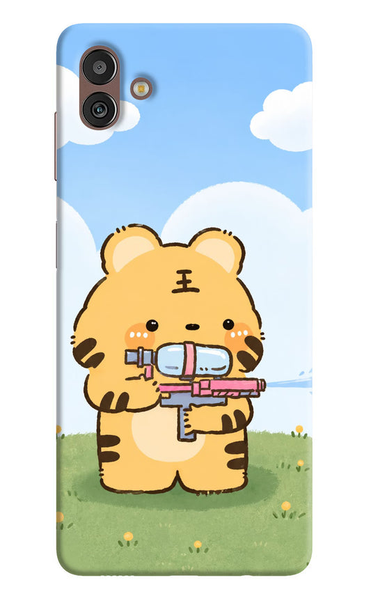 Tiger Treat Samsung M13 5G Hard Case Back Cover by Casekaro