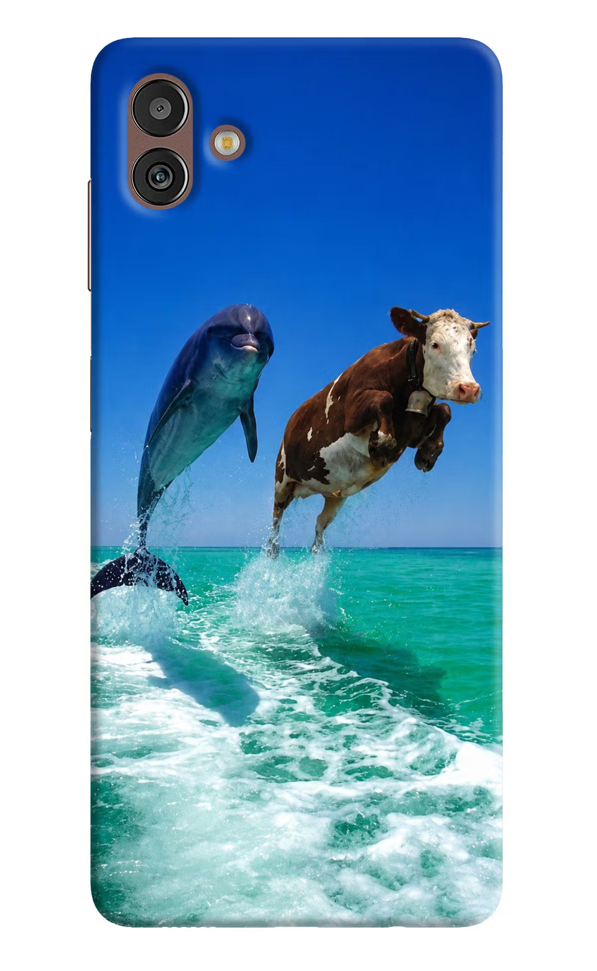 Dolphin vs Cow Samsung M13 5G Back Cover
