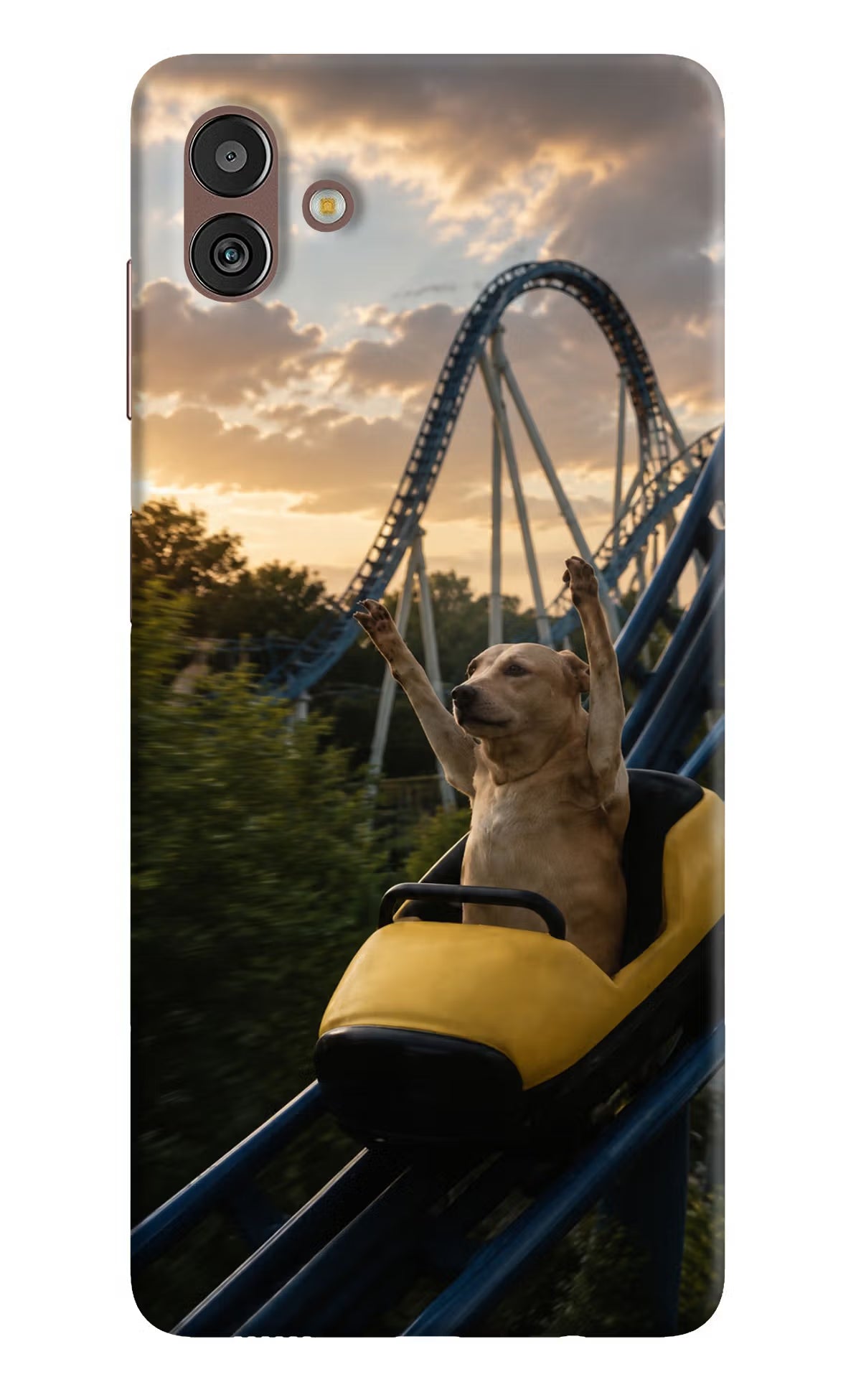 Rollercoaster Dog Samsung M13 5G Back Cover