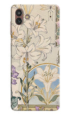 White Lily Samsung M13 5G Back Cover