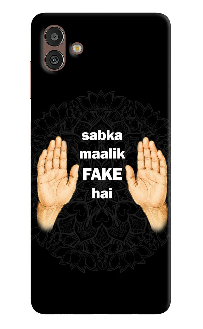 Sabka Malik Fake Samsung M13 5G Hard Case Back Cover by Casekaro