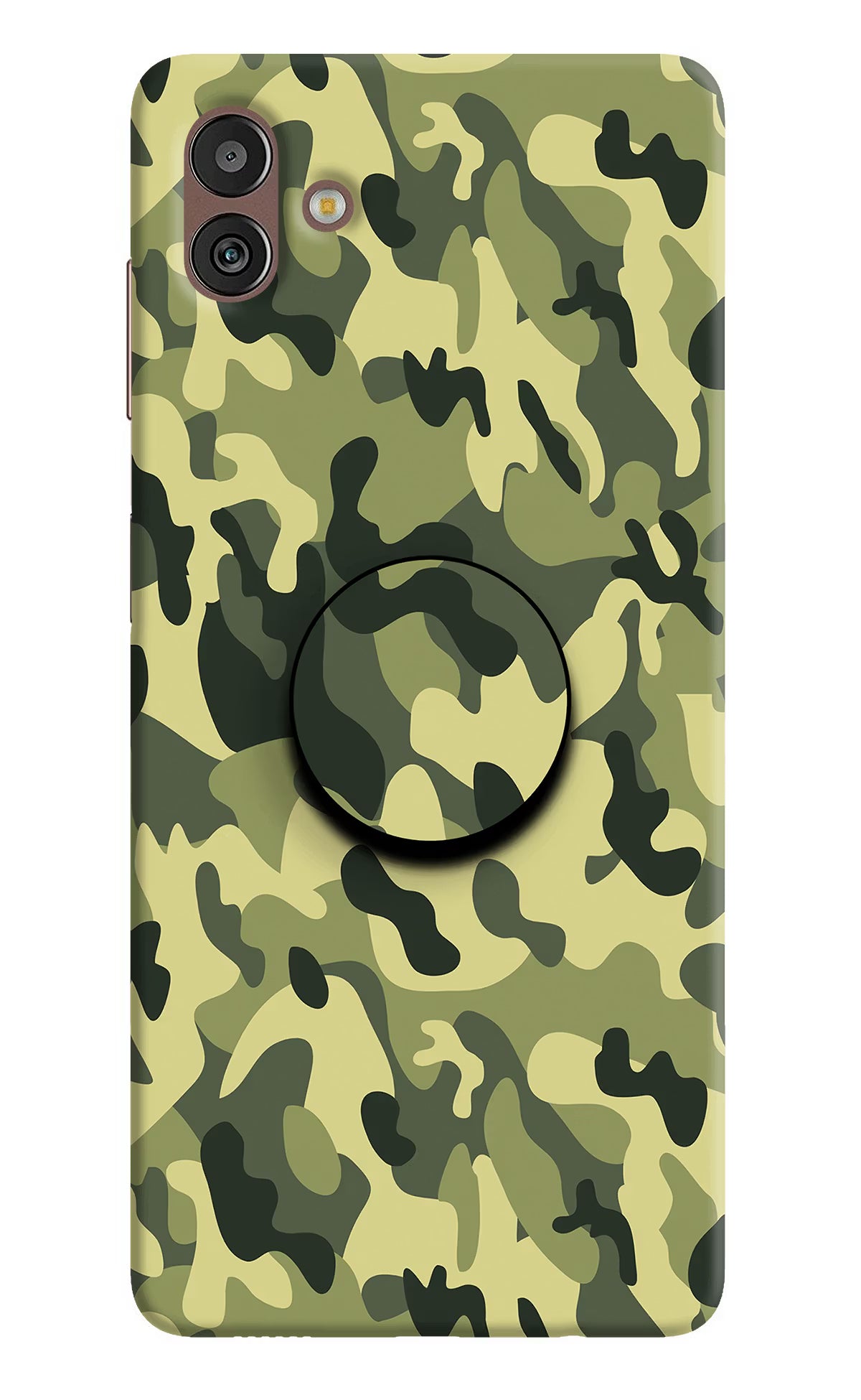 Camouflage Samsung M13 5G Pop Case by Casekaro