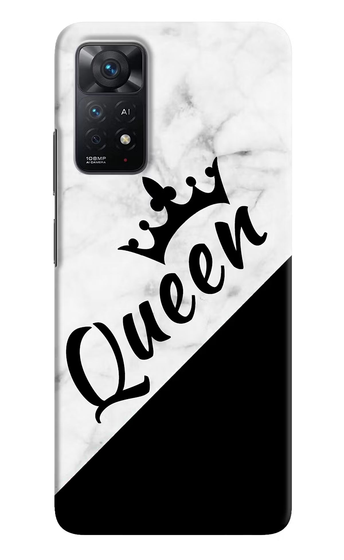 Queen Redmi Note 11 Pro+ 5G Hard Case Back Cover by Casekaro