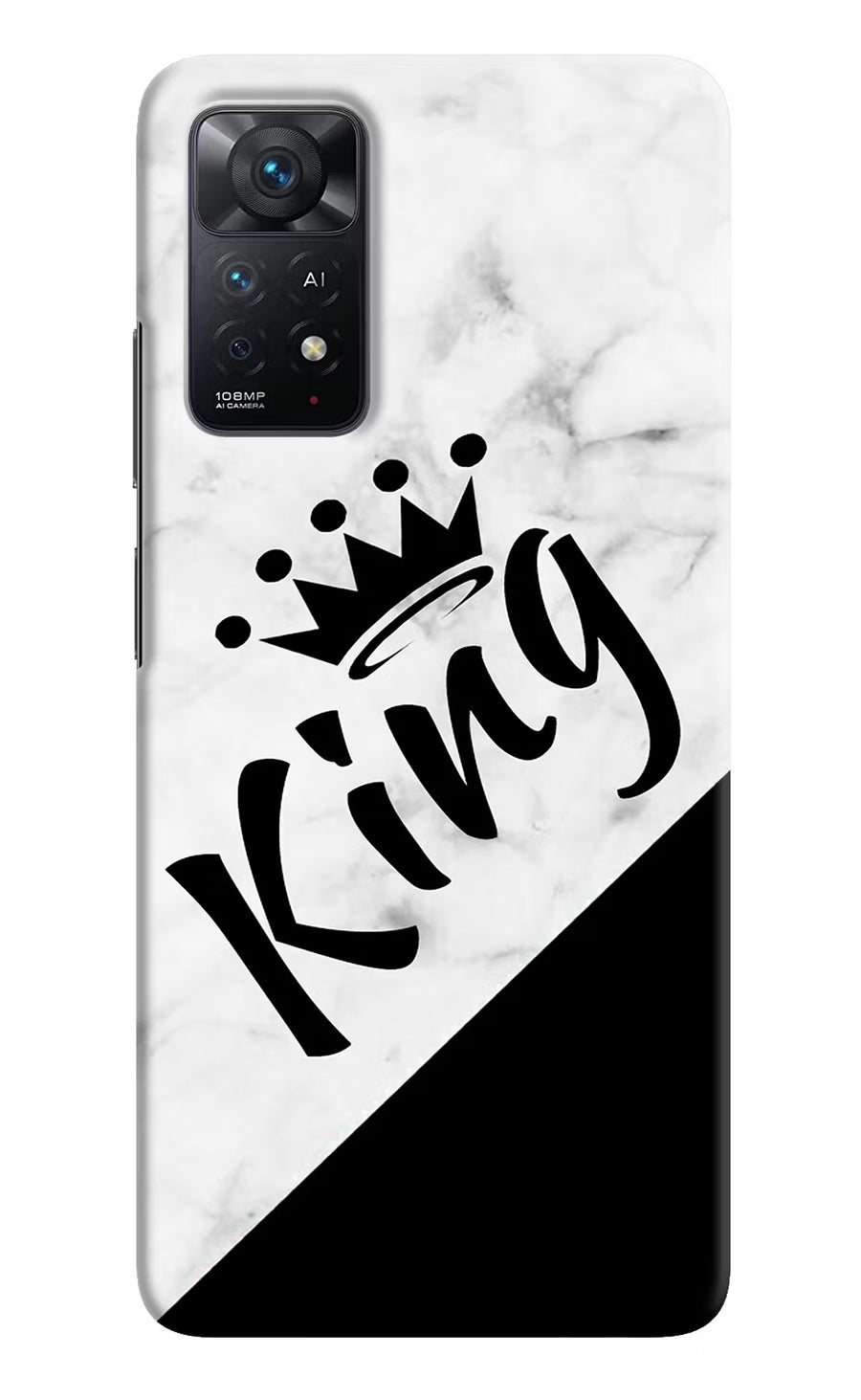 King Redmi Note 11 Pro+ 5G Back Cover, Hard case