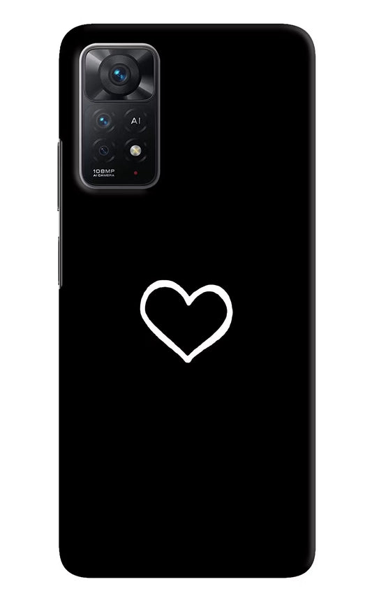 Heart Redmi Note 11 Pro+ 5G Hard Case Back Cover by Casekaro