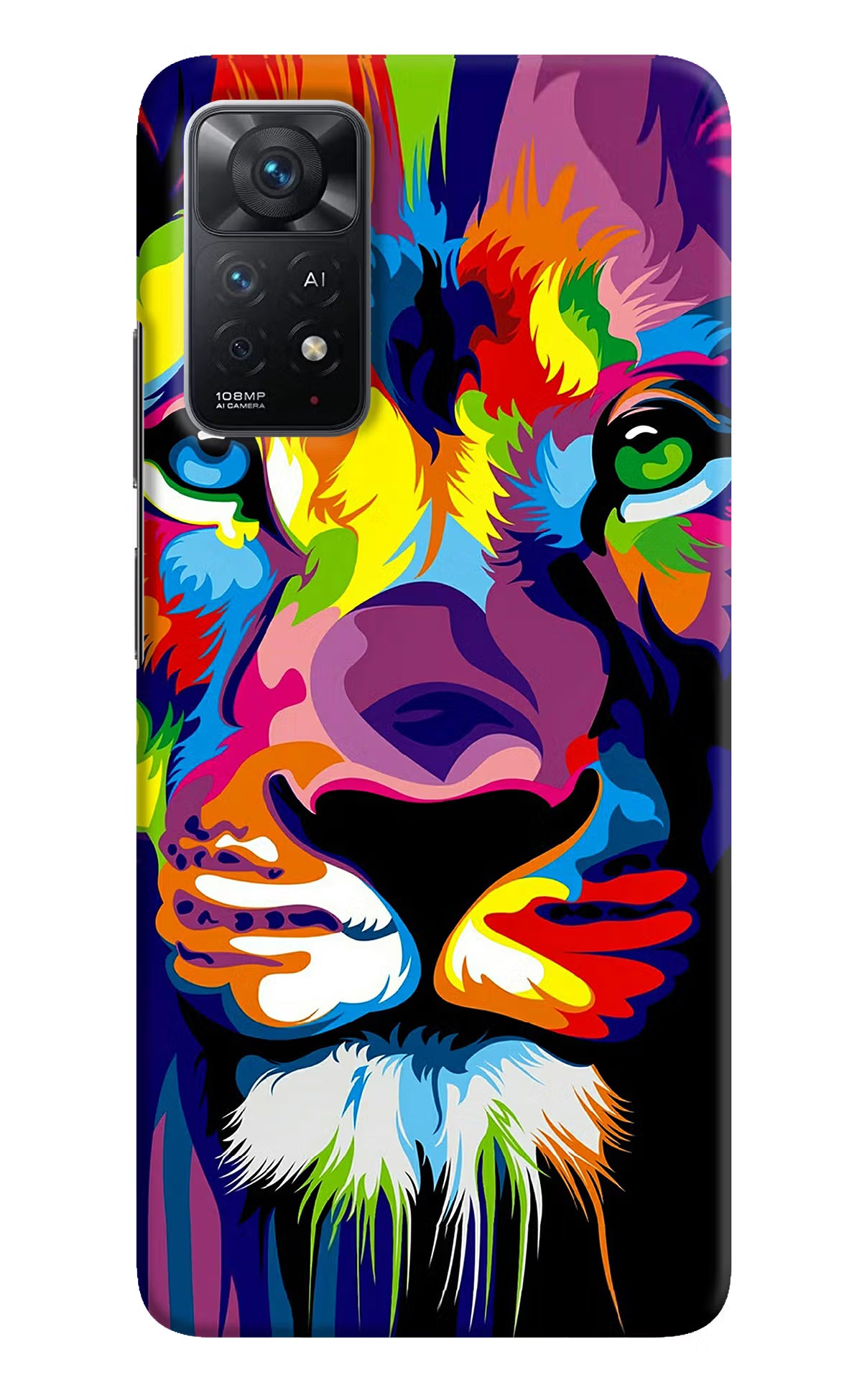 Lion Redmi Note 11 Pro+ 5G Hard Case Back Cover by Casekaro