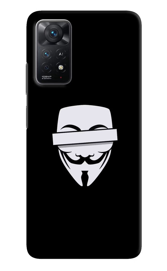 Anonymous Face Redmi Note 11 Pro+ 5G Hard Case Back Cover by Casekaro