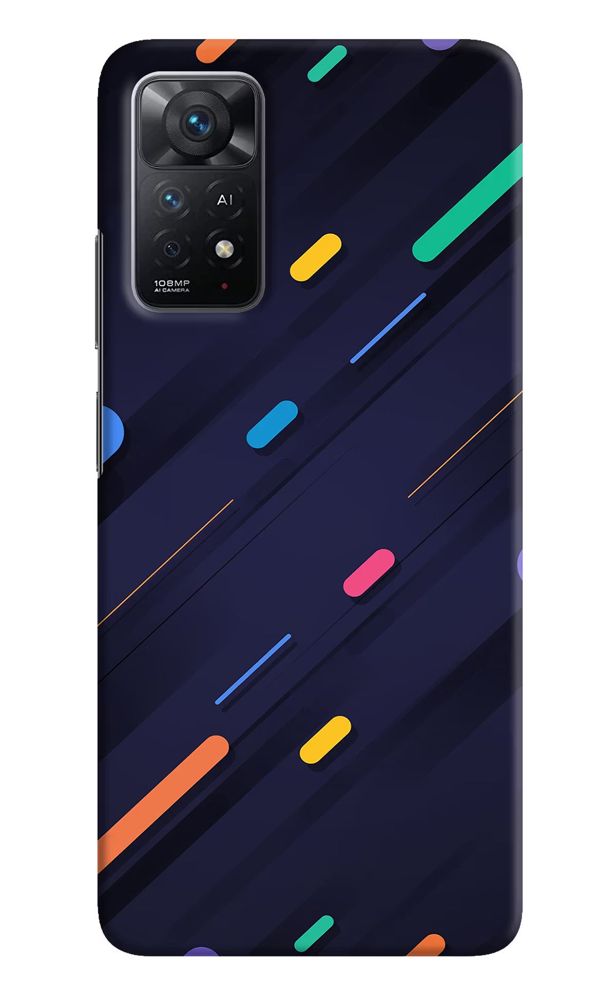 Abstract Design Redmi Note 11 Pro+ 5G Hard Case Back Cover by Casekaro