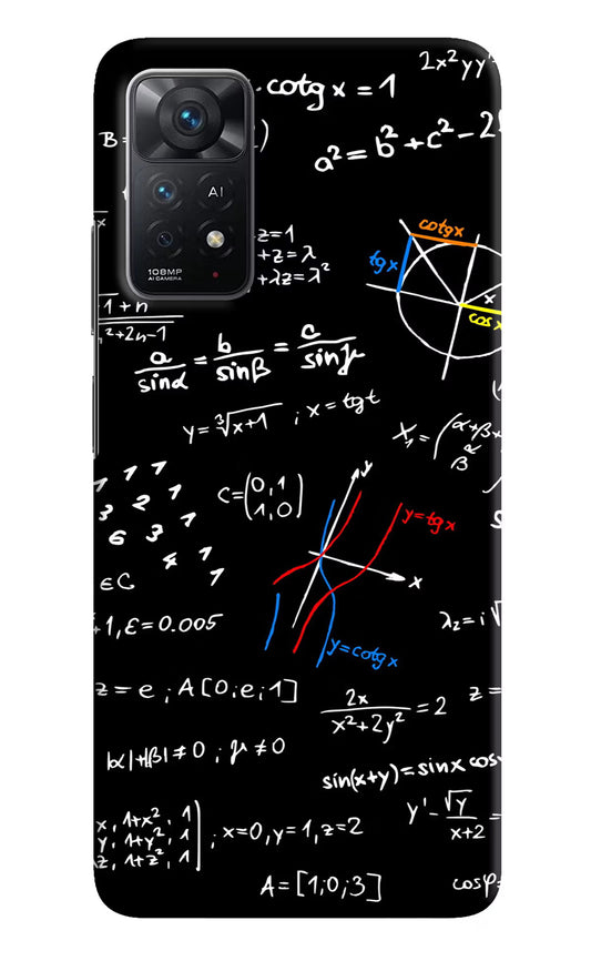 Mathematics Formula Redmi Note 11 Pro+ 5G Hard Case Back Cover by Casekaro