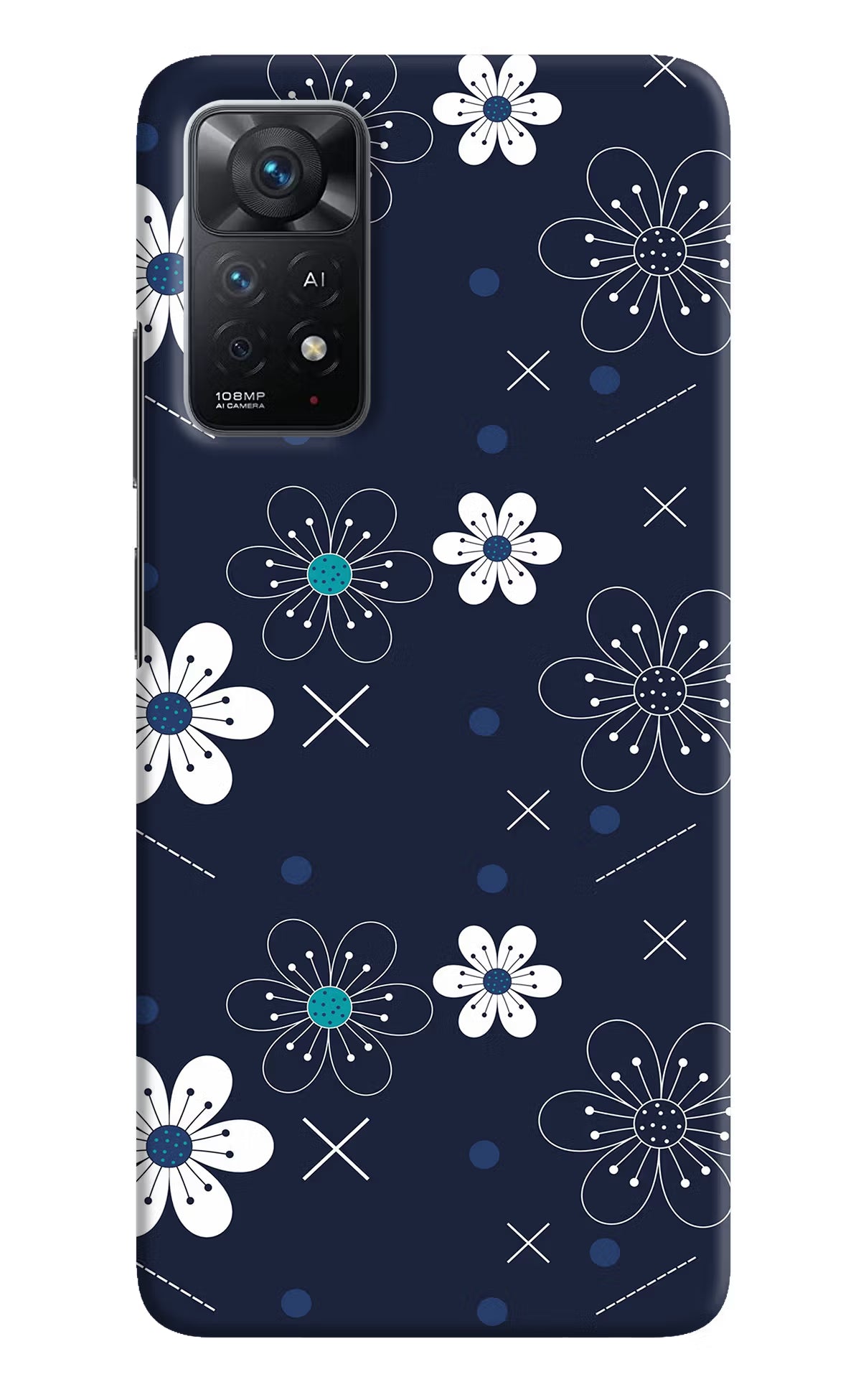 Flowers Redmi Note 11 Pro+ 5G Hard Case Back Cover by Casekaro