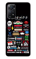 FRIENDS Redmi Note 11 Pro+ 5G Hard Case Back Cover by Casekaro