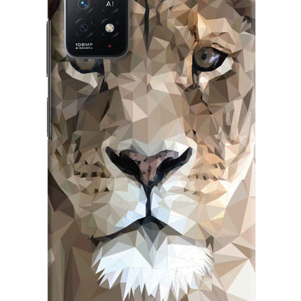 Lion Art Redmi Note 11 Pro+ 5G Hard Case Back Cover by Casekaro
