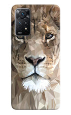 Lion Art Redmi Note 11 Pro+ 5G Hard Case Back Cover by Casekaro