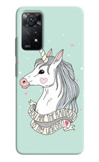 Unicorn Wallpaper Redmi Note 11 Pro+ 5G Hard Case Back Cover by Casekaro