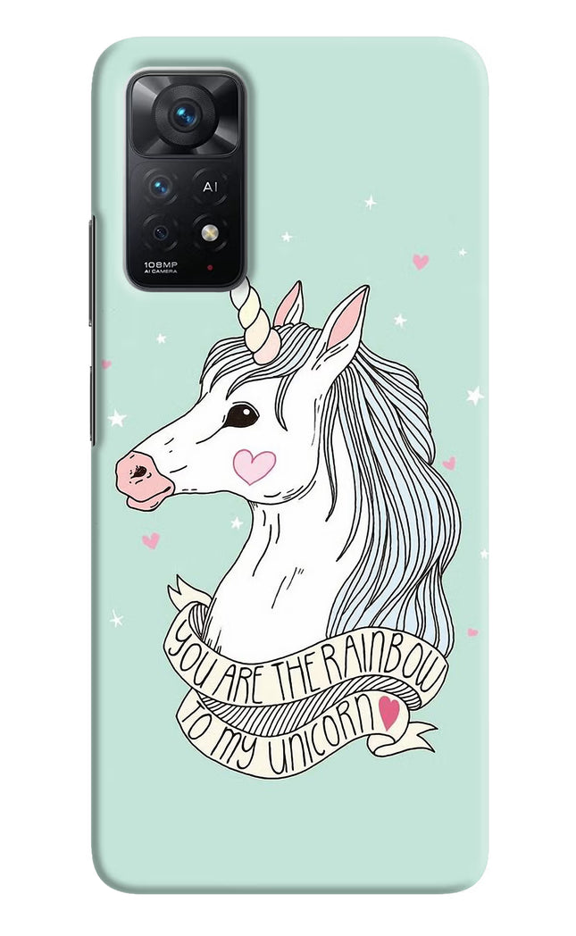 Unicorn Wallpaper Redmi Note 11 Pro+ 5G Hard Case Back Cover by Casekaro