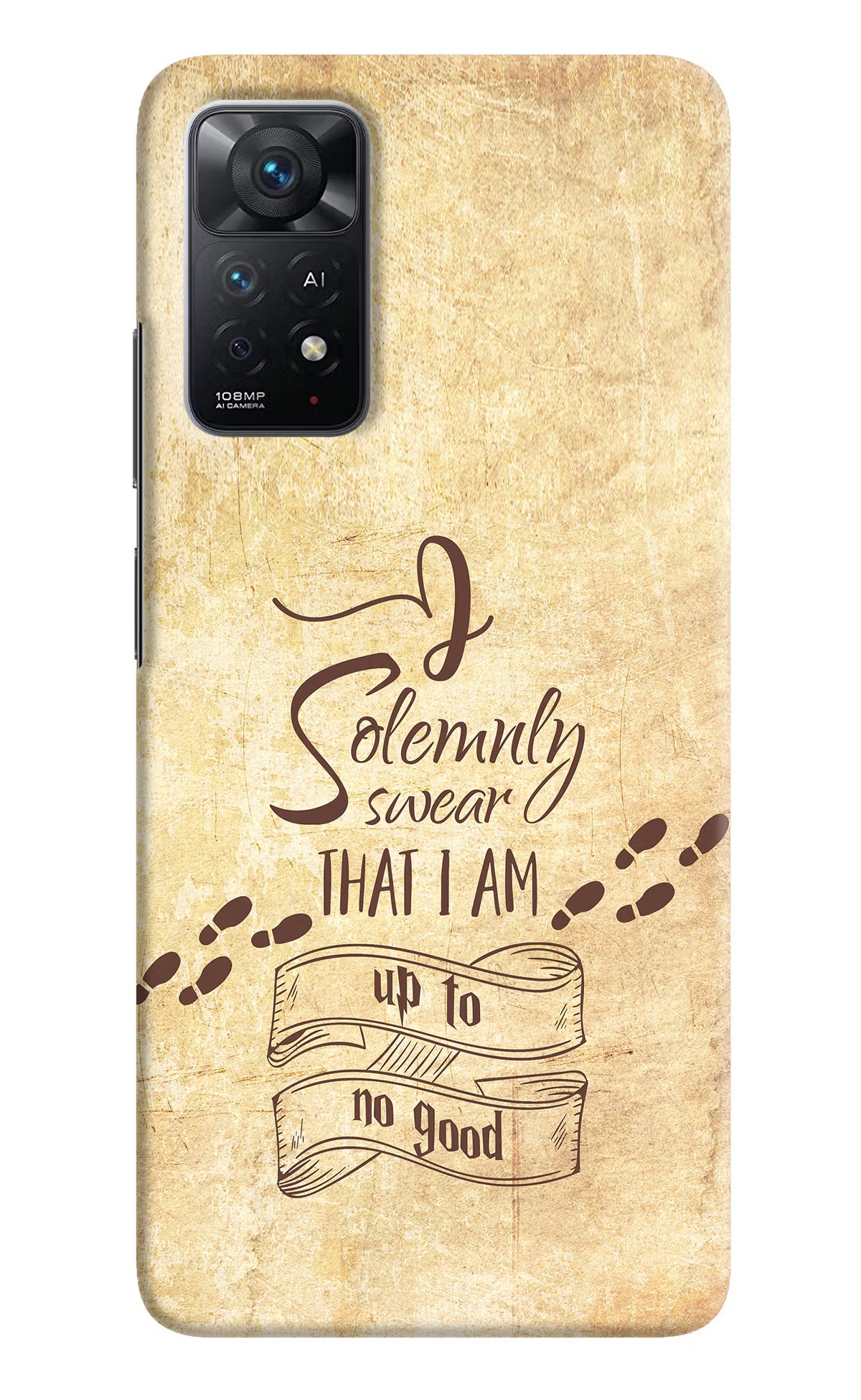 I Solemnly swear that i up to no good Redmi Note 11 Pro+ 5G Hard Case Back Cover by Casekaro