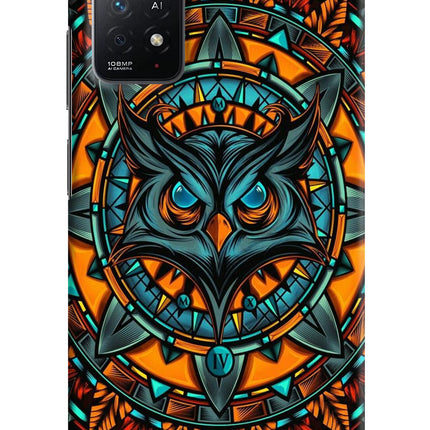 Angry Owl Art Redmi Note 11 Pro+ 5G Hard Case Back Cover by Casekaro