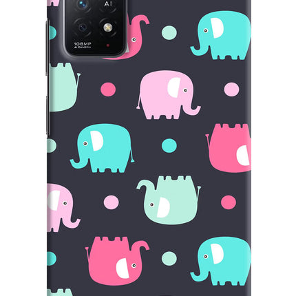 Elephants Redmi Note 11 Pro+ 5G Hard Case Back Cover by Casekaro