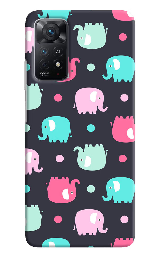 Elephants Redmi Note 11 Pro+ 5G Hard Case Back Cover by Casekaro