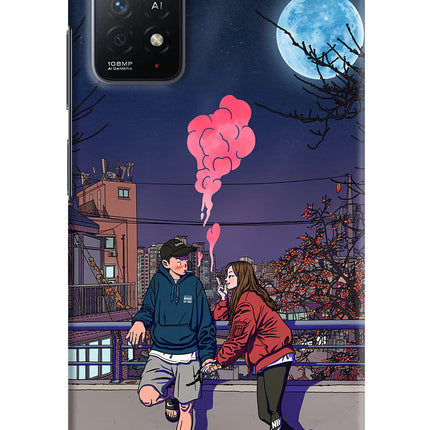 Chilling Couple Redmi Note 11 Pro+ 5G Hard Case Back Cover by Casekaro