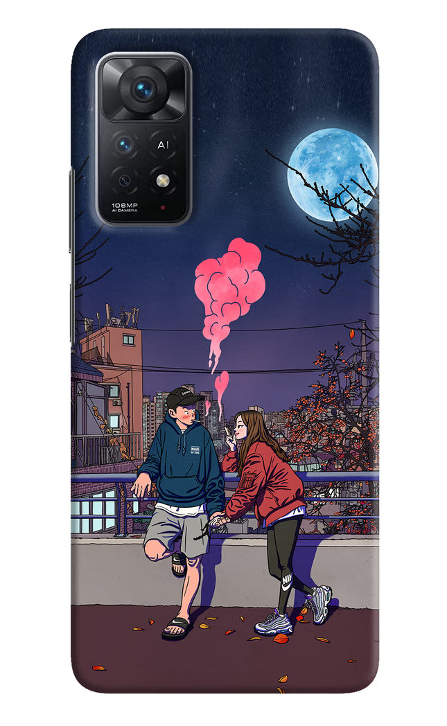 Chilling Couple Redmi Note 11 Pro+ 5G Hard Case Back Cover by Casekaro