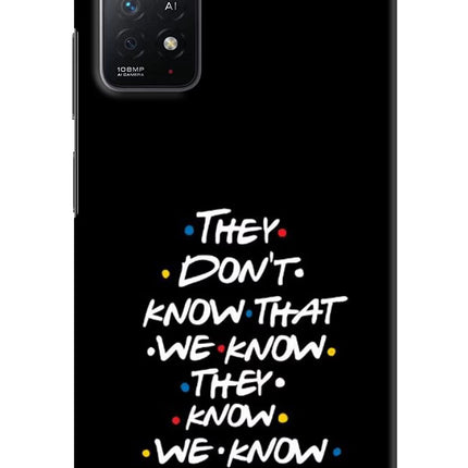 FRIENDS Dialogue Redmi Note 11 Pro+ 5G Hard Case Back Cover by Casekaro