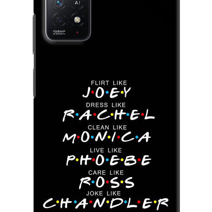 FRIENDS Character Redmi Note 11 Pro+ 5G Hard Case Back Cover by Casekaro