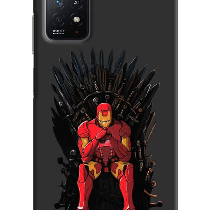 Ironman Throne Redmi Note 11 Pro+ 5G Hard Case Back Cover by Casekaro