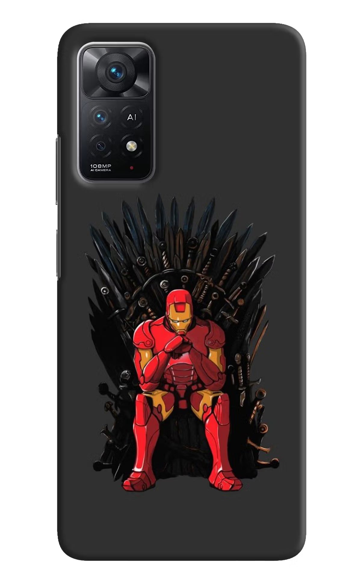 Ironman Throne Redmi Note 11 Pro+ 5G Hard Case Back Cover by Casekaro