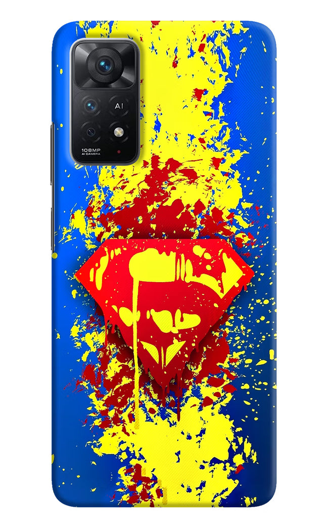 Superman logo Redmi Note 11 Pro+ 5G Hard Case Back Cover by Casekaro