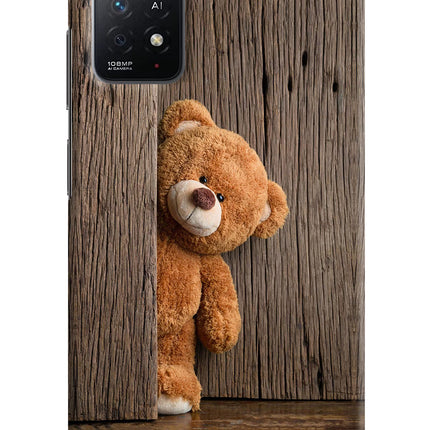 Teddy Wooden Redmi Note 11 Pro+ 5G Hard Case Back Cover by Casekaro