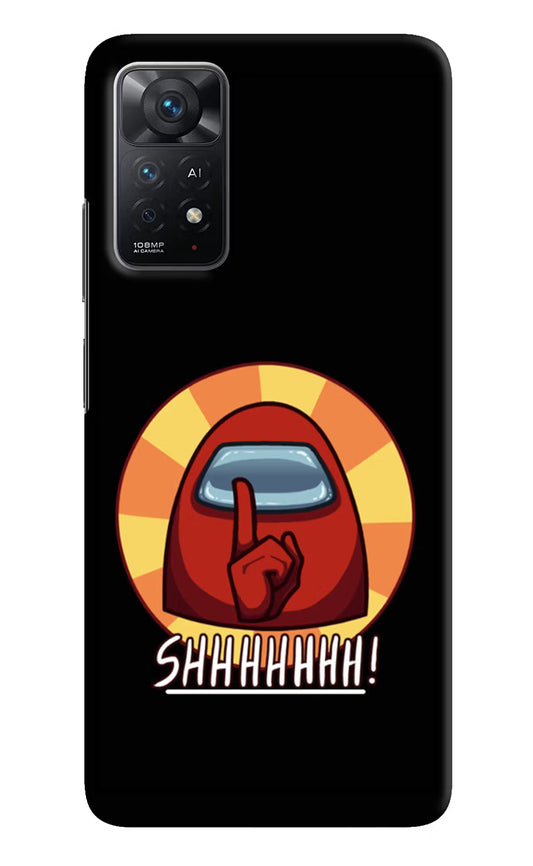 Among Us Shhh! Redmi Note 11 Pro+ 5G Hard Case Back Cover by Casekaro