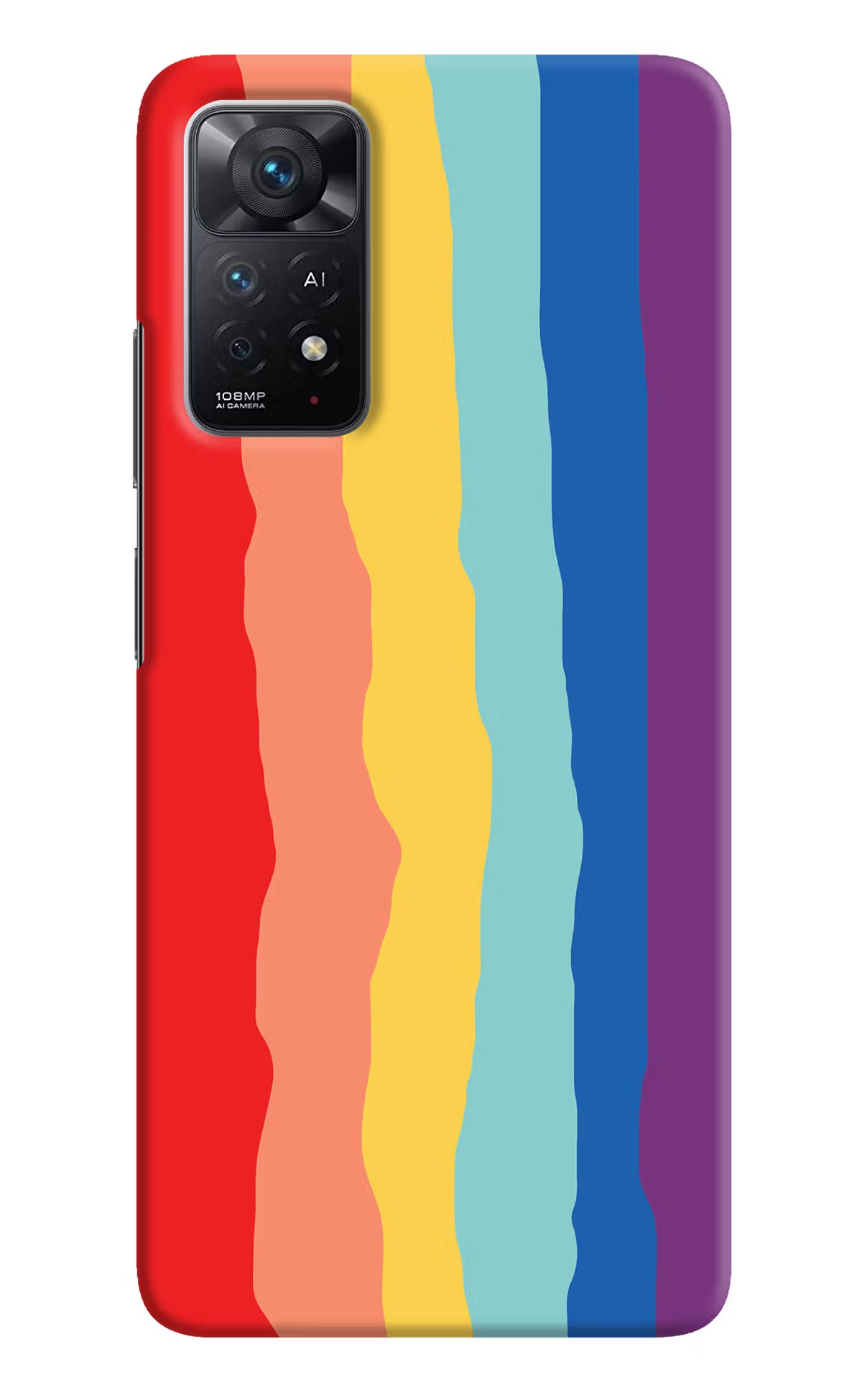 Rainbow Redmi Note 11 Pro+ 5G Hard Case Back Cover by Casekaro