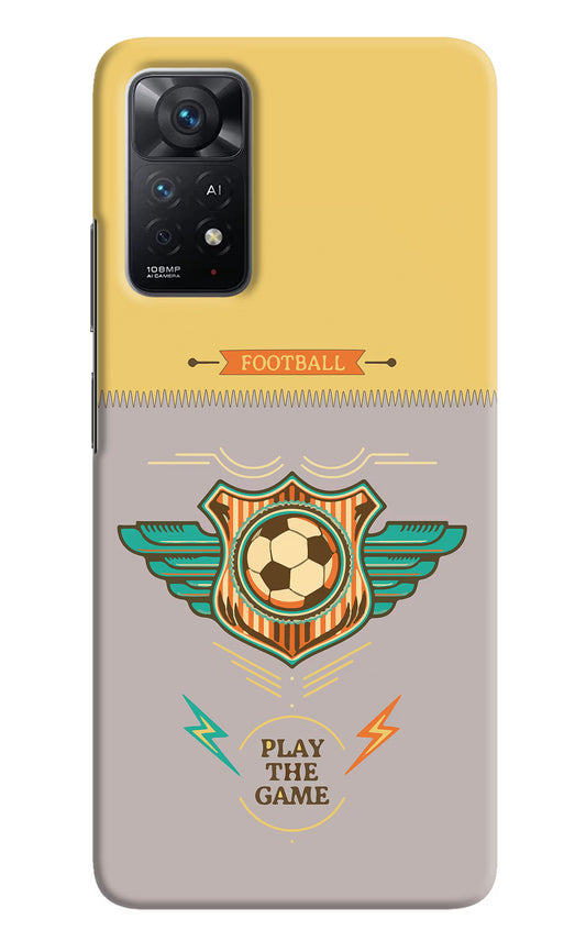 Football Redmi Note 11 Pro+ 5G Hard Case Back Cover by Casekaro