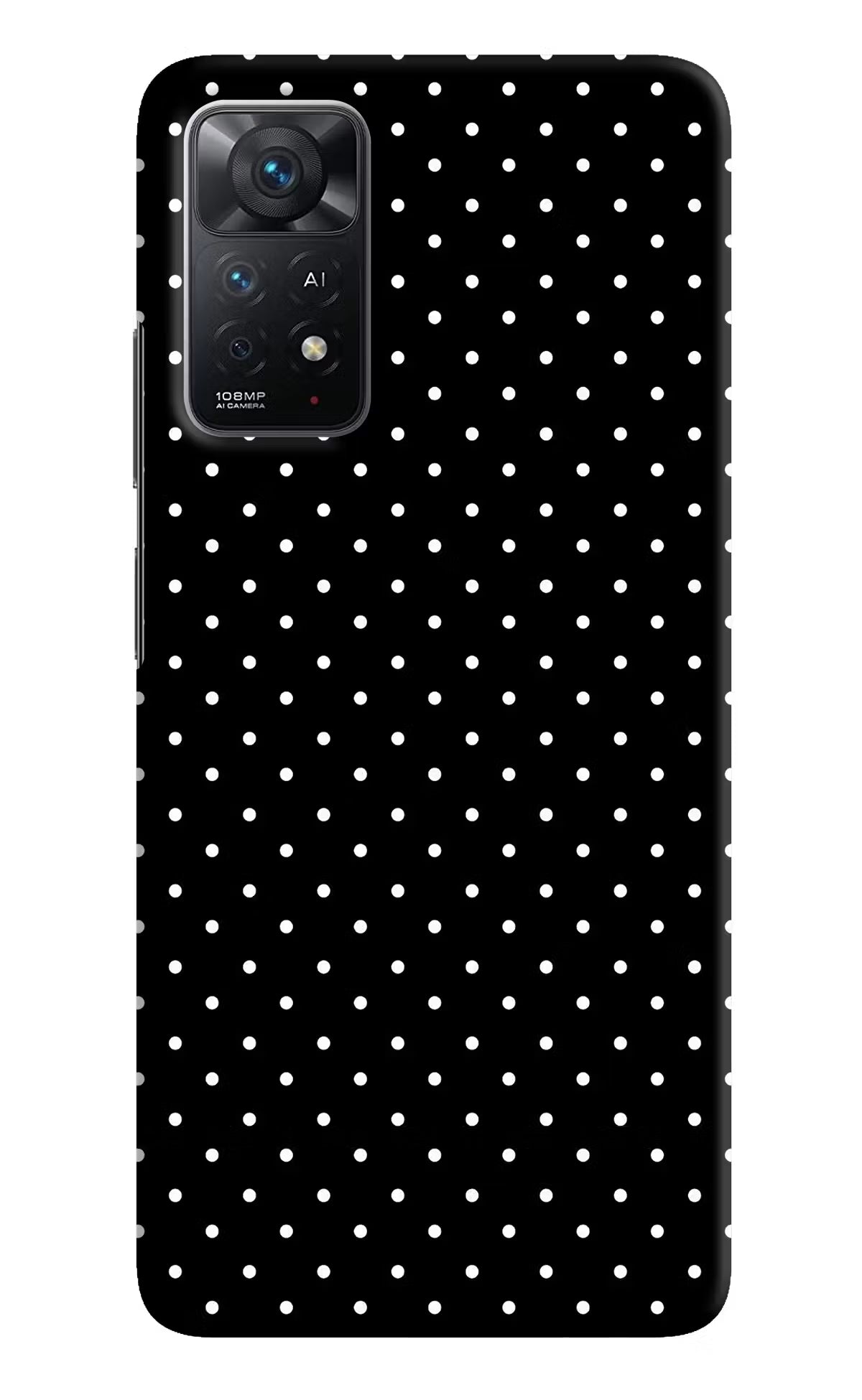 White Dots Redmi Note 11 Pro+ 5G Hard Case Back Cover by Casekaro