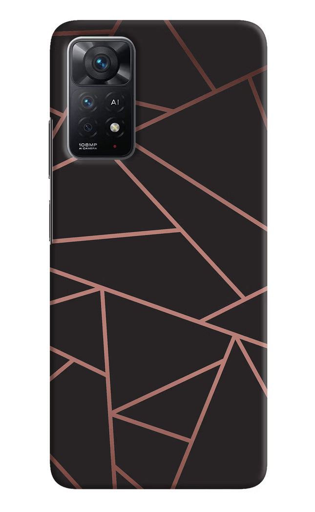 Geometric Pattern Redmi Note 11 Pro+ 5G Hard Case Back Cover by Casekaro