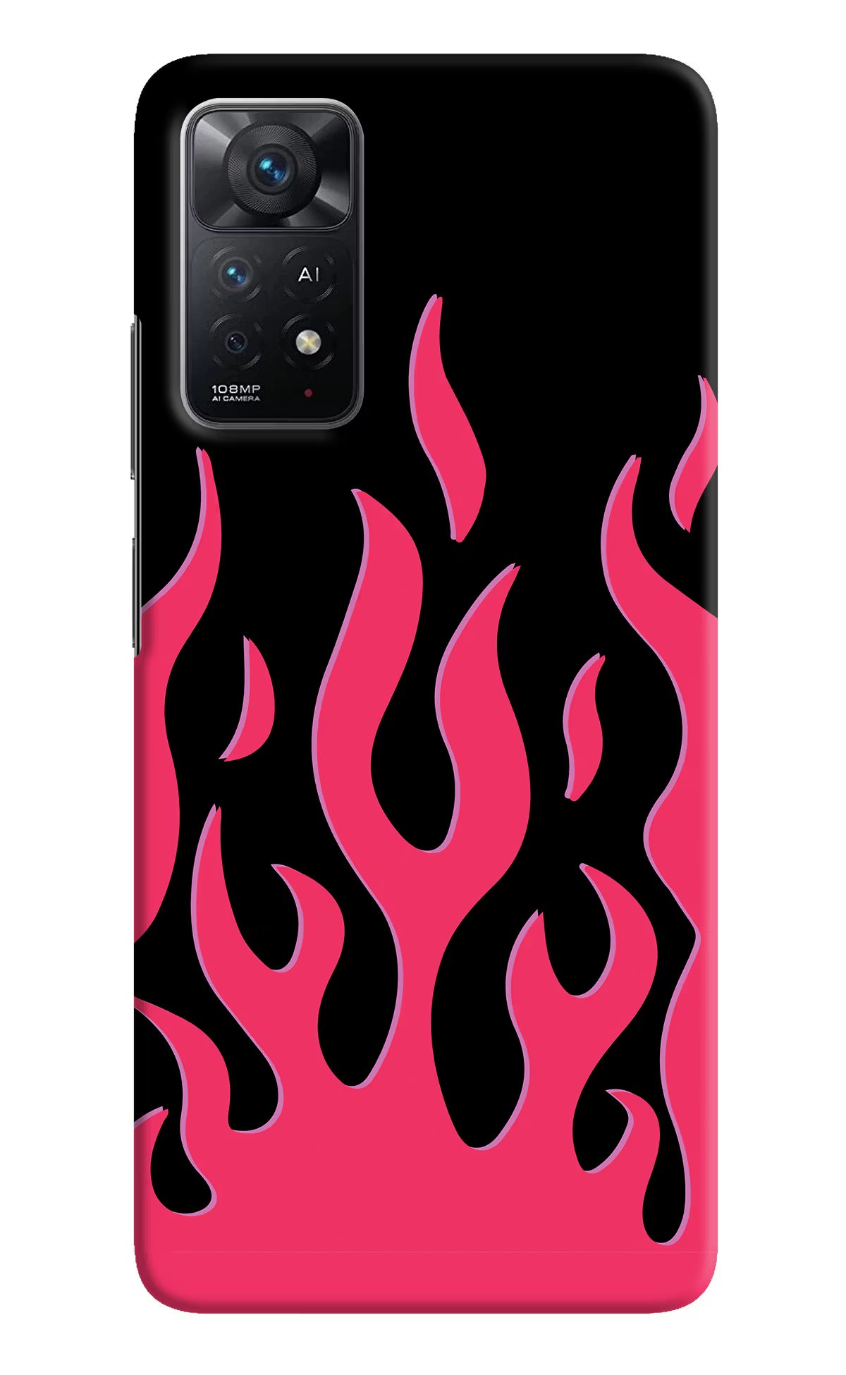 Fire Flames Redmi Note 11 Pro+ 5G Hard Case Back Cover by Casekaro