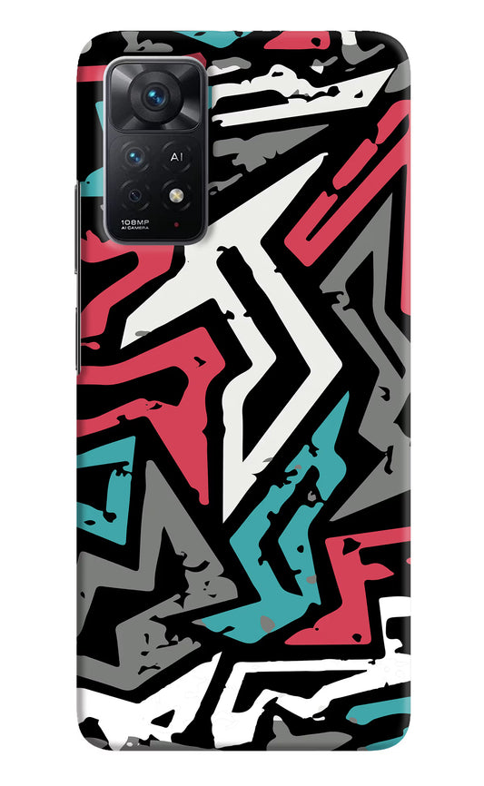 Geometric Graffiti Redmi Note 11 Pro+ 5G Hard Case Back Cover by Casekaro