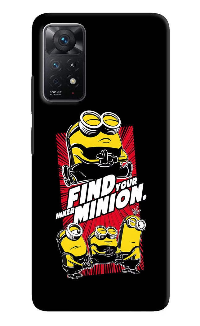 Find your inner Minion Redmi Note 11 Pro+ 5G Hard Case Back Cover by Casekaro