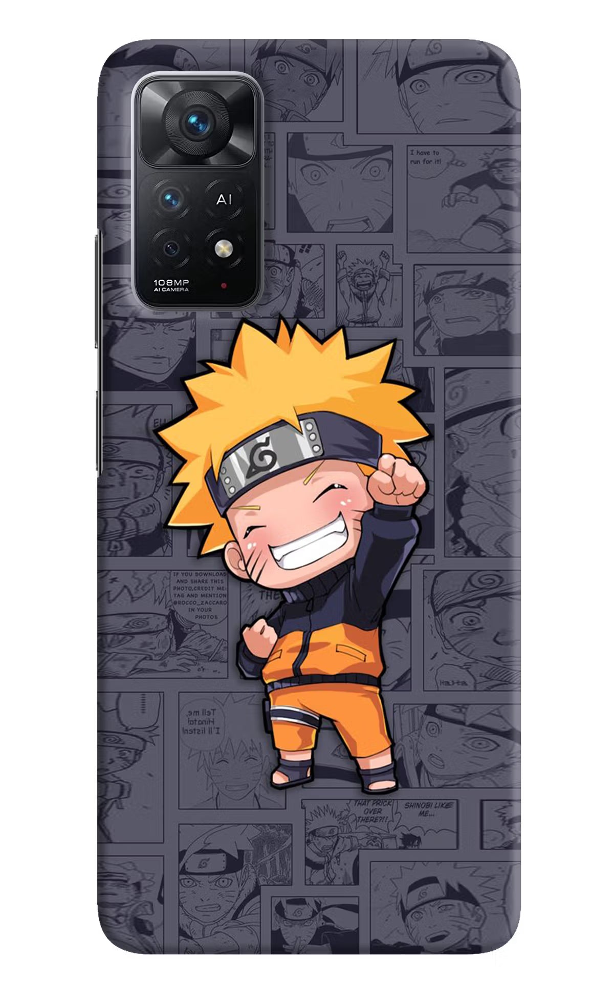 Chota Naruto Redmi Note 11 Pro+ 5G Hard Case Back Cover by Casekaro