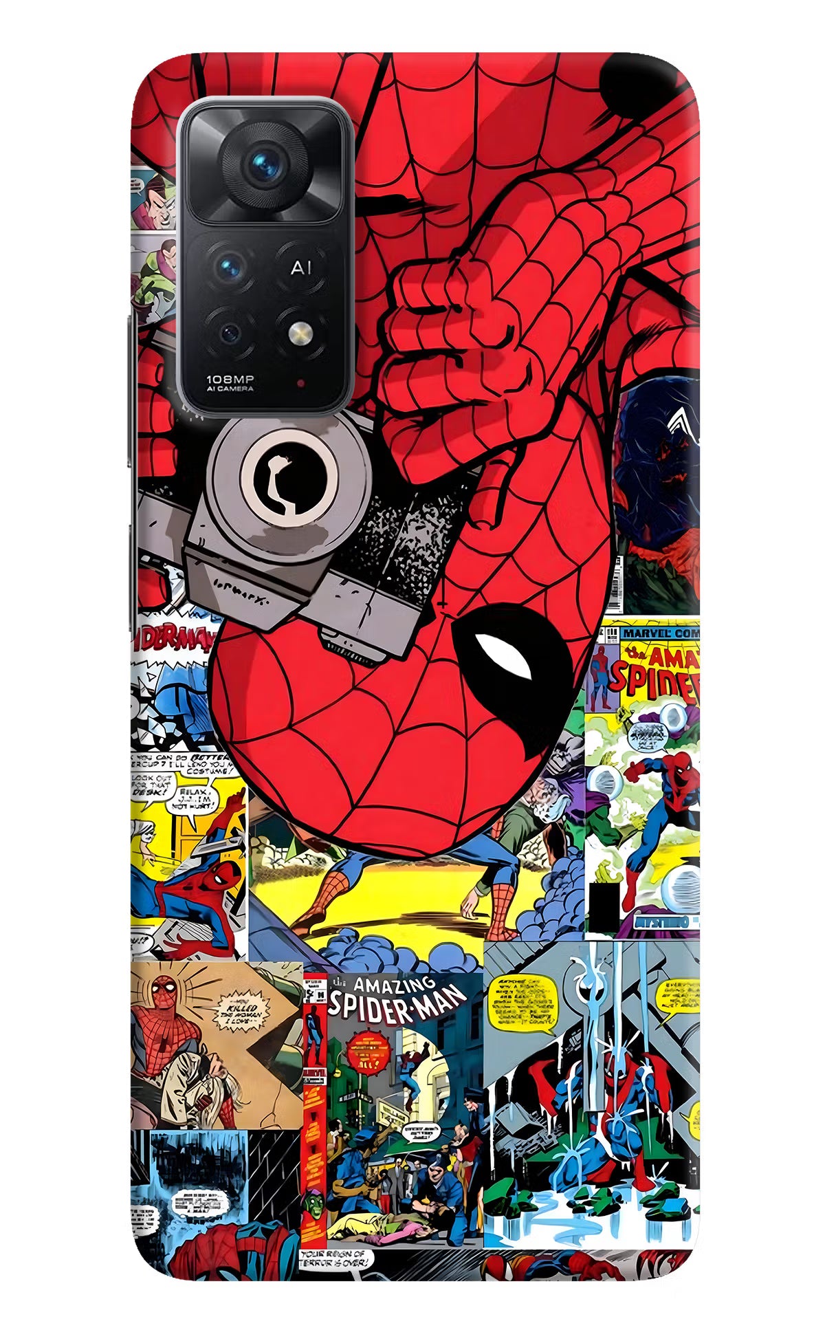 Spider Man Redmi Note 11 Pro+ 5G Hard Case Back Cover by Casekaro
