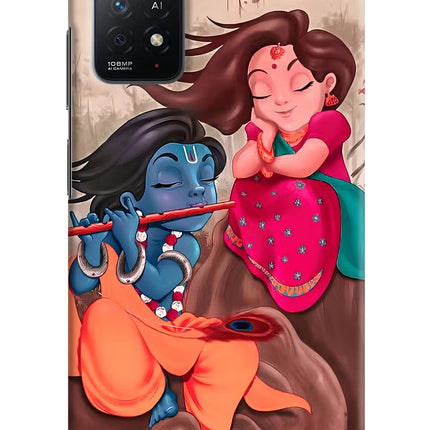 Radhe Krishna Redmi Note 11 Pro+ 5G Hard Case Back Cover by Casekaro