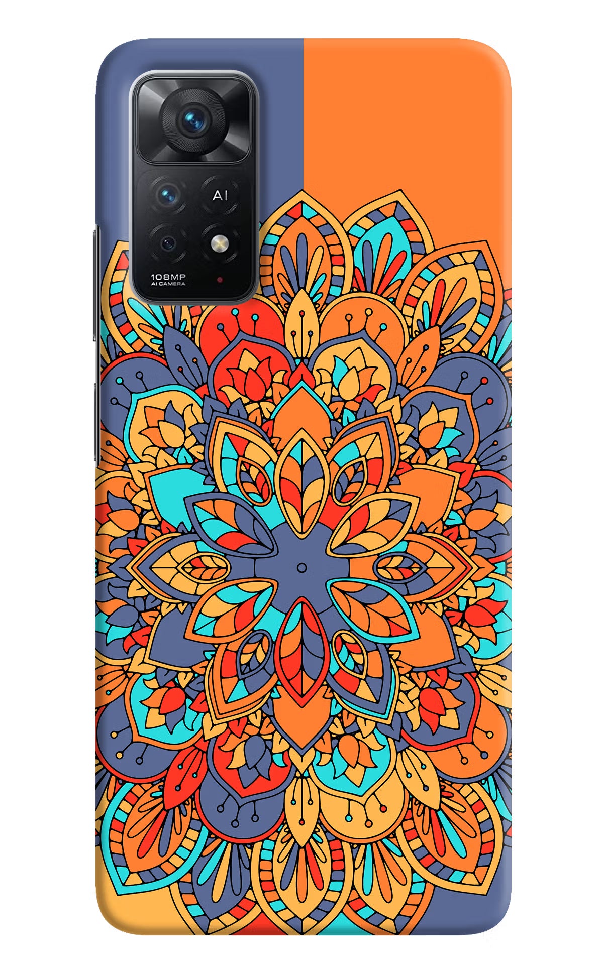 Color Mandala Redmi Note 11 Pro+ 5G Hard Case Back Cover by Casekaro
