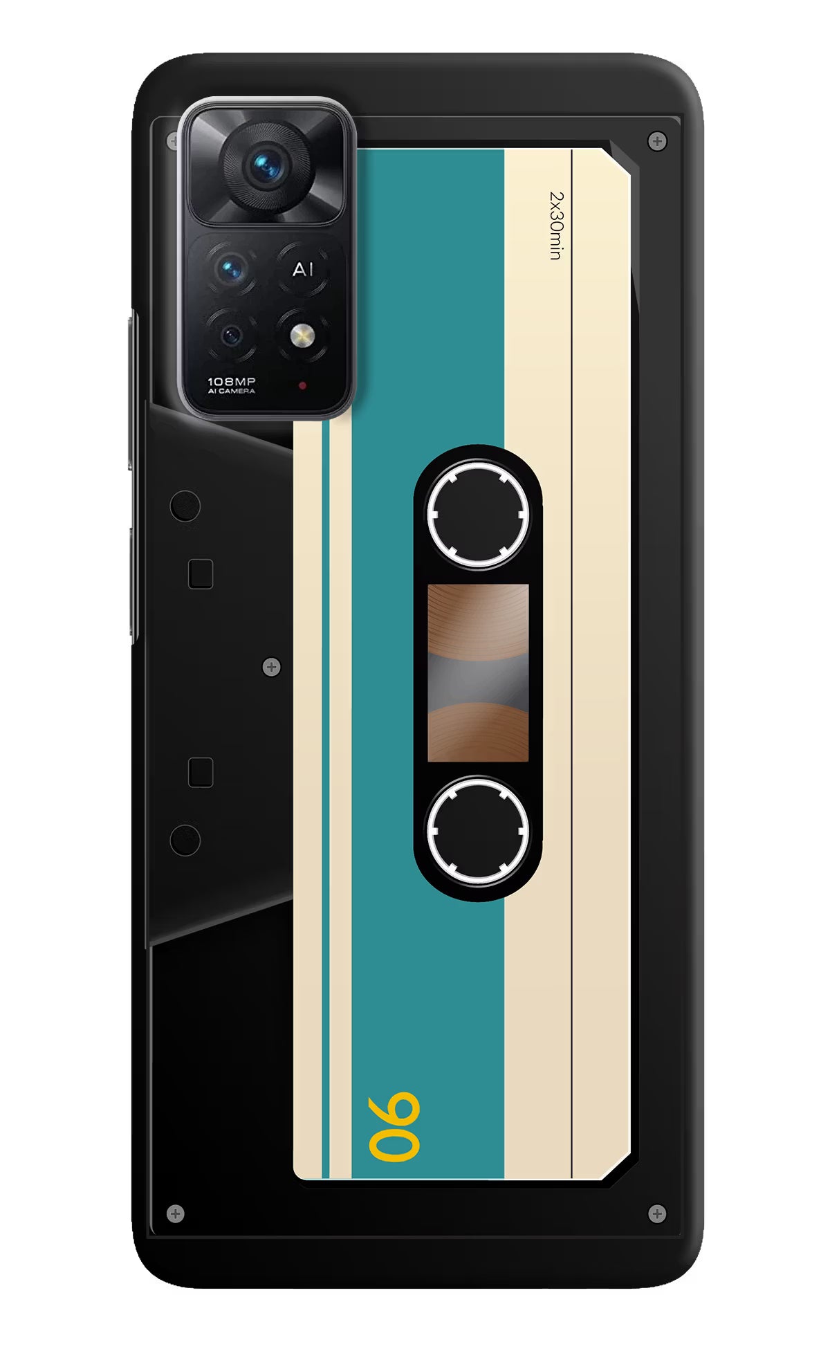 Cassette Redmi Note 11 Pro+ 5G Hard Case Back Cover by Casekaro