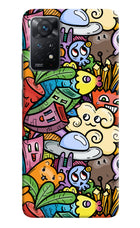 Veggie Doodle Redmi Note 11 Pro+ 5G Hard Case Back Cover by Casekaro