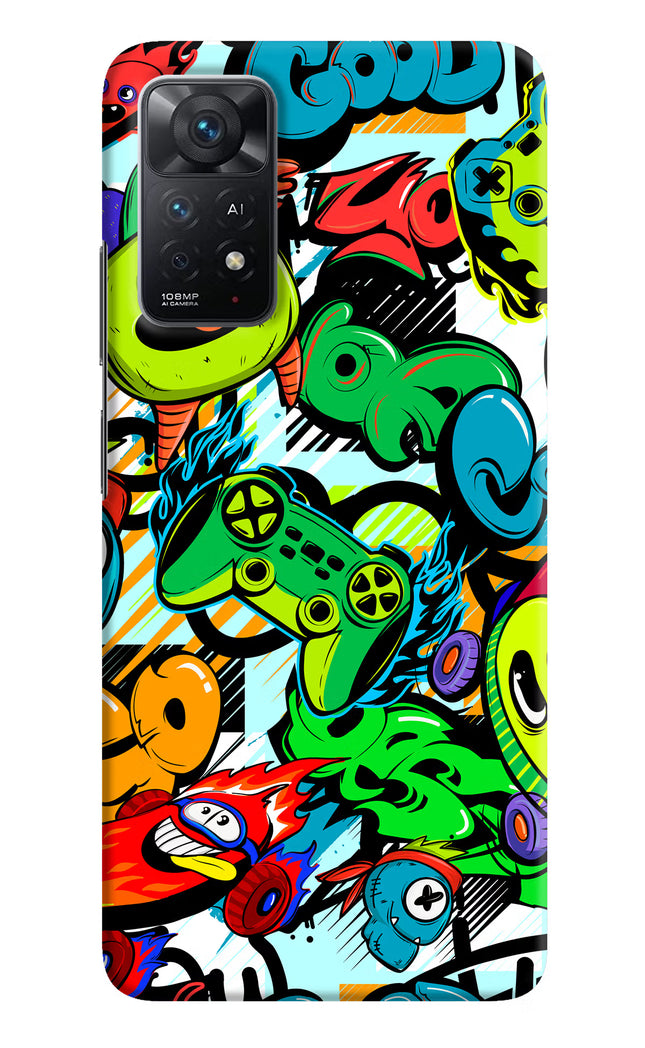 Game Doodle Redmi Note 11 Pro+ 5G Hard Case Back Cover by Casekaro