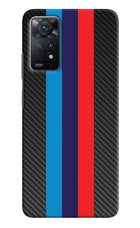 BMW Stripes Pattern Redmi Note 11 Pro+ 5G Hard Case Back Cover by Casekaro